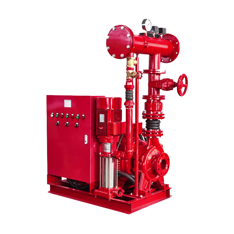 EJ Electric Jockey Fire Pump พร้อมถังแรงดันและแผงควบคุม